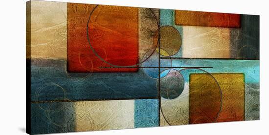 Abstract Intersections Panels I-Karin Connolly-Stretched Canvas