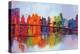 Abstract Manhattan-Brian Carter-Stretched Canvas