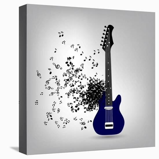 Abstract Music Illustration for Your Design-Oleg Gapeenko-Stretched Canvas