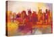 Abstract New York City-Brian Carter-Stretched Canvas