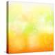 Abstract Orange And Yellow With Stars-adamson-Stretched Canvas