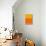 Abstract Orange and Yellow-NaxArt-Stretched Canvas displayed on a wall