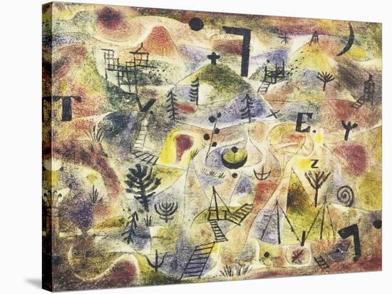 Abstract Painting-Paul Klee-Stretched Canvas