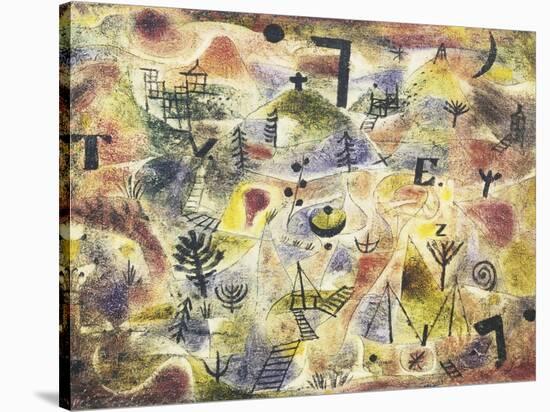 Abstract Painting Stretched Canvas Print Paul Klee Art Com