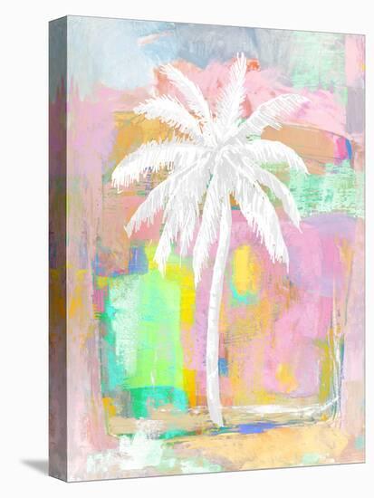 Abstract Pastel Palm-Kristen Drew-Stretched Canvas