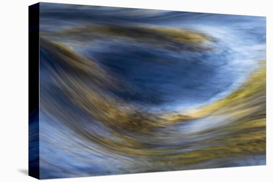 Abstract pattern in flowing stream, Greenbrier, Great Smoky Mountains National Park, Tennessee-Adam Jones-Premier Image Canvas