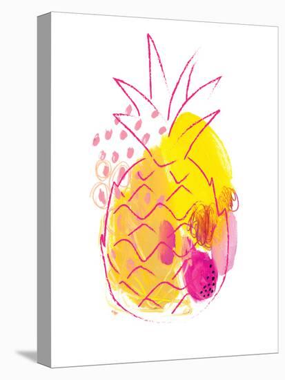 Abstract Pineapple-Jennifer McCully-Stretched Canvas