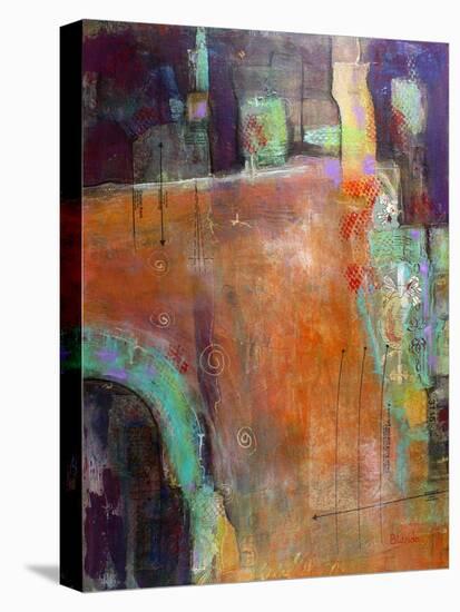 Abstract Print Simple Pleasure-Blenda Tyvoll-Stretched Canvas