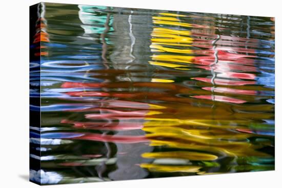 Abstract Reflection on the Riverwalk, San Antonio, Texas, Usa-Chuck Haney-Premier Image Canvas