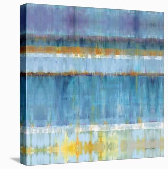 Abstract Stripes Blue-Danhui Nai-Stretched Canvas