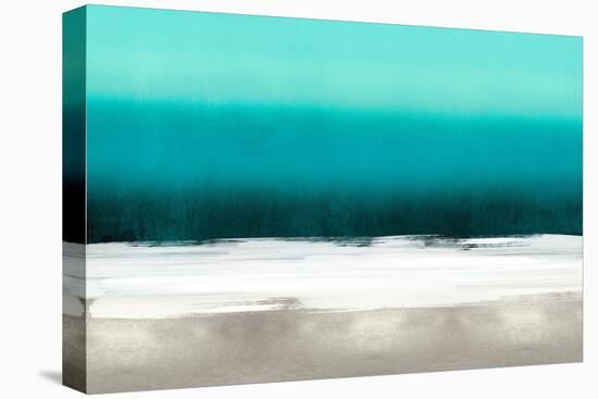 Abstract Tones Blue-David Moore-Stretched Canvas