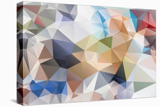 Abstract Triangle Background-Dmitriy Sergeev-Stretched Canvas