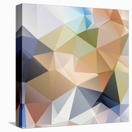 Abstract Triangle Background-Dmitriy Sergeev-Stretched Canvas