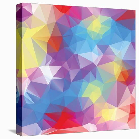 Abstract Triangle Background-Dmitriy Sergeev-Stretched Canvas