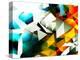 Abstract Triangular Background-VolsKinvols-Stretched Canvas