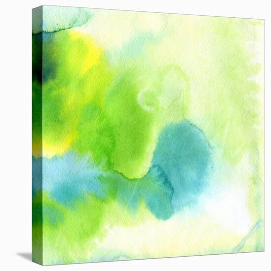 Abstract Watercolor Hand Painted Background-katritch-Stretched Canvas