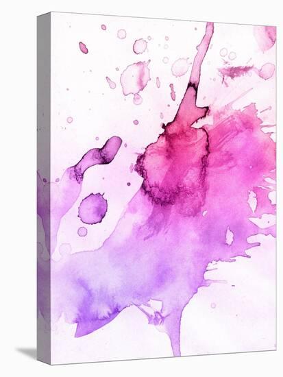 Abstract Watercolor Hand Painted Background-katritch-Stretched Canvas