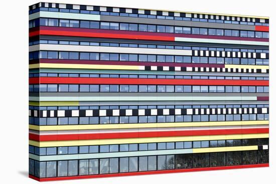Abstracted Detail of Office Building, De Uithof District, Utrecht University, Netherlands-Julian Castle-Stretched Canvas