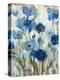 Abstracted Floral in Blue II-Silvia Vassileva-Stretched Canvas