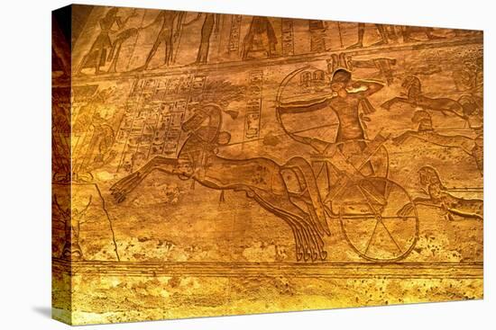 Abu Simbel. Ancient Temple Complex cut into solid rock. Egypt.-Tom Norring-Premier Image Canvas