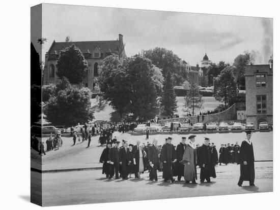 Academic Procession During Outdoor Commencement Exercises at St. Olaf College-null-Premier Image Canvas