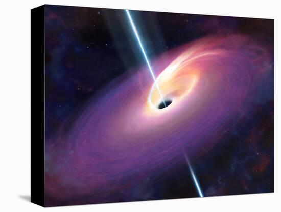 Accretion by a Supermassive Black Hole-null-Premier Image Canvas