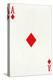 Ace of Diamonds from a deck of Goodall & Son Ltd. playing cards, c1940-Unknown-Premier Image Canvas