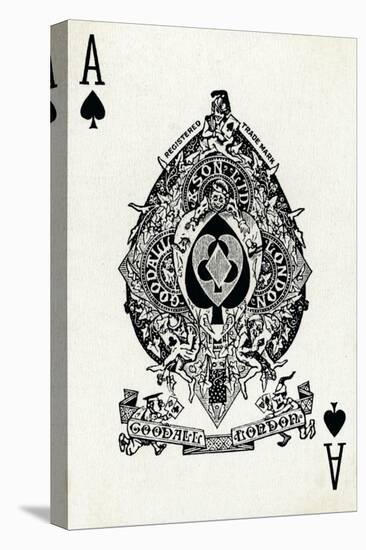 Ace of Spades from a deck of Goodall & Son Ltd. playing cards, c1940-Unknown-Premier Image Canvas