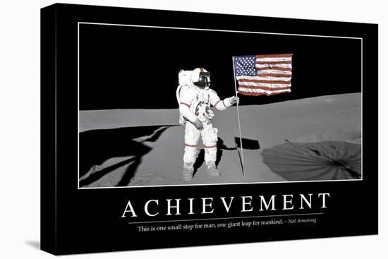 Achievement: Inspirational Quote and Motivational Poster-null-Premier Image Canvas