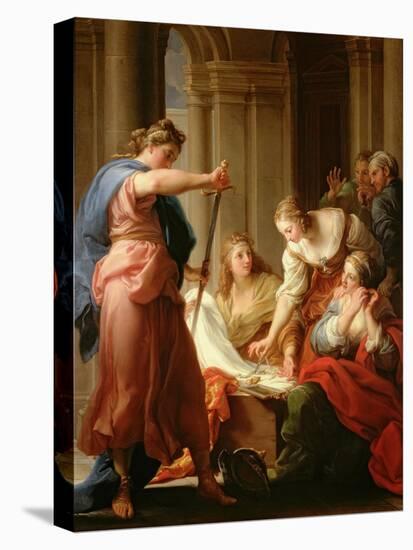 Achilles at the Court of King Lycomedes with His Daughters-Pompeo Batoni-Premier Image Canvas