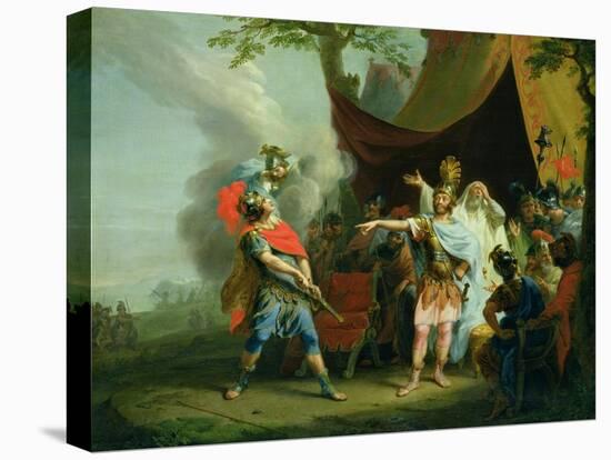 Achilles Has a Dispute with Agamemnon, 1776-Johann Heinrich Tischbein-Premier Image Canvas