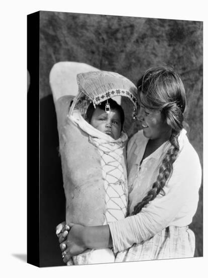 Achomawi Mother, C1923-Edward S^ Curtis-Premier Image Canvas