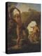 Acis Et Galatee - Acis and Galatea, by Batoni, Pompeo Girolamo (1708-1787). Oil on Canvas, 1761. Di-Pompeo Girolamo Batoni-Premier Image Canvas