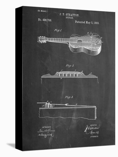 Acoustic Guitar Patent-null-Stretched Canvas