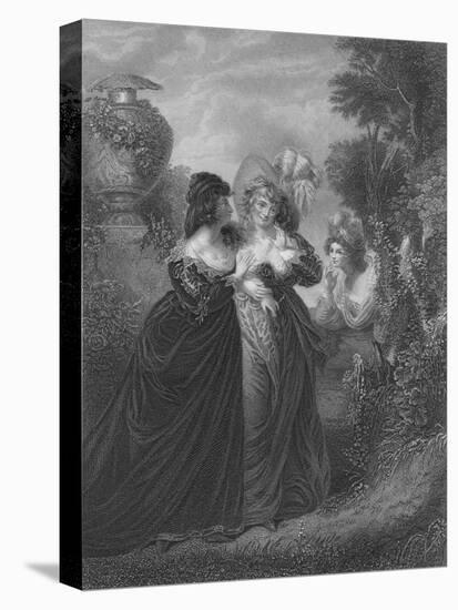 Act III Scene i from Much Ado About Nothing, c19th century-null-Premier Image Canvas