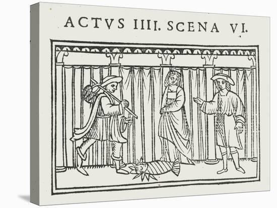 Act IV Scene VI of 'Andria' by Terence-null-Premier Image Canvas