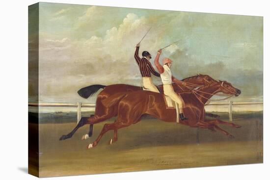 Actaeon Beating Memnon in the Great Subscription Purse at York August 1826, c.1831-David Dalby of York-Premier Image Canvas