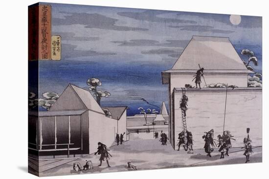 Acte XI : attaque nocturne-Kuniyoshi Utagawa-Premier Image Canvas
