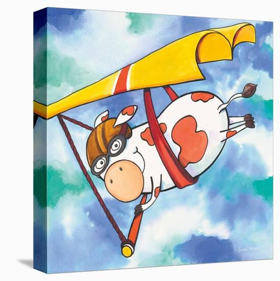 Action Cow-Scott Nelson-Stretched Canvas