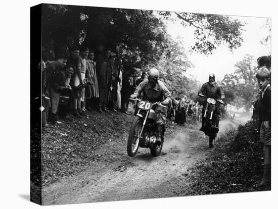 Action from the National (Ope) Shrubland Park Scramble, Suffolk, 1952-null-Premier Image Canvas