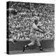 Action Shot of Chicago Cub's Ernie Banks Smacking the Pitched Baseball-John Dominis-Premier Image Canvas