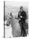 Actor Robert Redford Horseback Riding-John Dominis-Premier Image Canvas