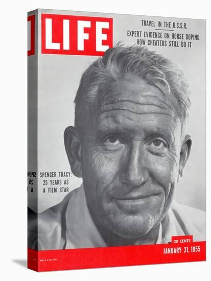 Actor Spencer Tracy, January 31, 1955-J. R. Eyerman-Premier Image Canvas