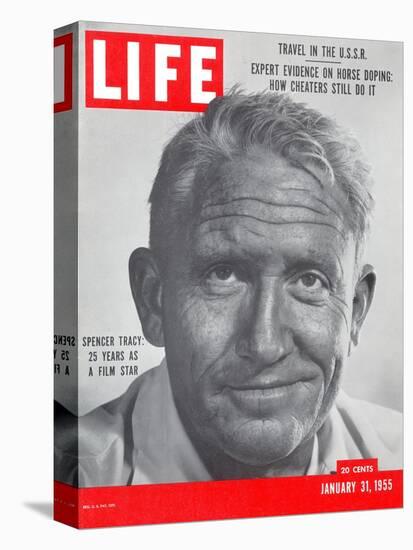 Actor Spencer Tracy, January 31, 1955-J. R. Eyerman-Premier Image Canvas