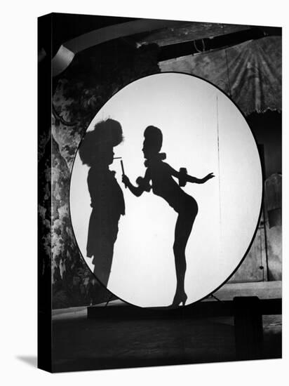 Actress Carole Landis Performing the Flame Dance Sequence for the Movie "Scandal in Paris"-null-Premier Image Canvas