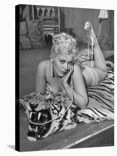 Actress Kim Novak in Title Role Performing Hoochie-Coochie Dance in the Movie "Jeanne Eagels"-J^ R^ Eyerman-Premier Image Canvas