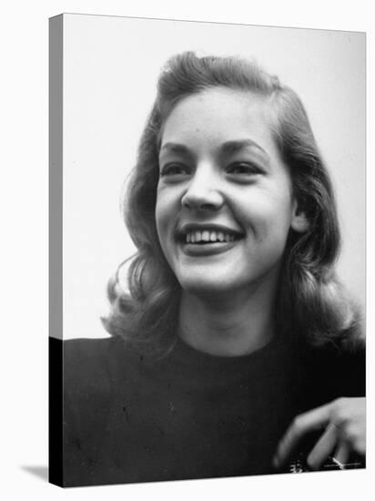 Actress Lauren Bacall at Gotham Hotel-Nina Leen-Premier Image Canvas