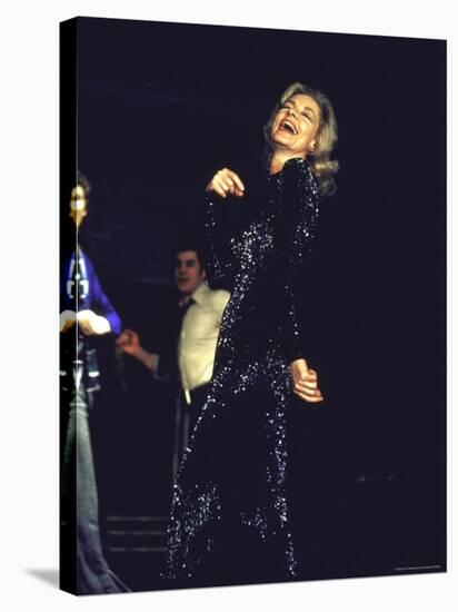 Actress Lauren Bacall Performing in Broadway Musical "Applause"-John Dominis-Premier Image Canvas