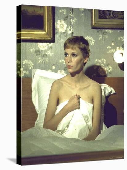 Actress Mia Farrow During Filming of the Motion Picture "A Dandy in Aspic"-Bill Eppridge-Premier Image Canvas