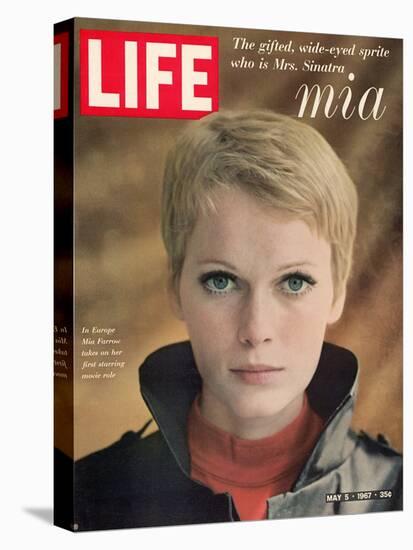 Actress Mia Farrow, May 5, 1967-Alfred Eisenstaedt-Premier Image Canvas